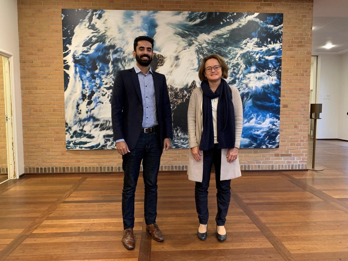 Mr. Joseph Kurian meets with Ms. Dorte Walzl Bælum at Ingeniørhuset in Copenhagen. DMN and PERCY meets India