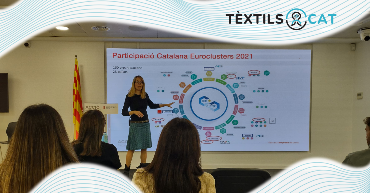 Tèxtils.CAT participates in a working group and informative session on Euroclusters 2024 call organized by ACCIÓ