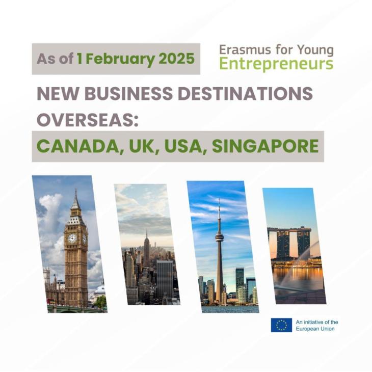 EYE new business destinations overseas