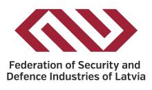 Federation of Security and Defence Industries of Latvia logo