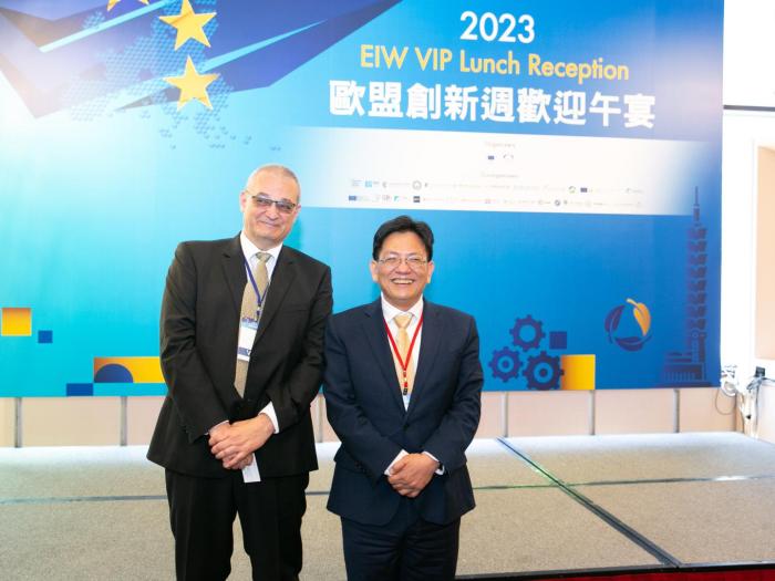 20230529歐盟創新週歡迎午宴_Dimi and Lewis