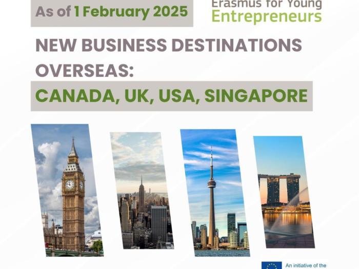 EYE new business destinations overseas